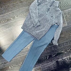 Boys size 7/8 dress pants with sweater